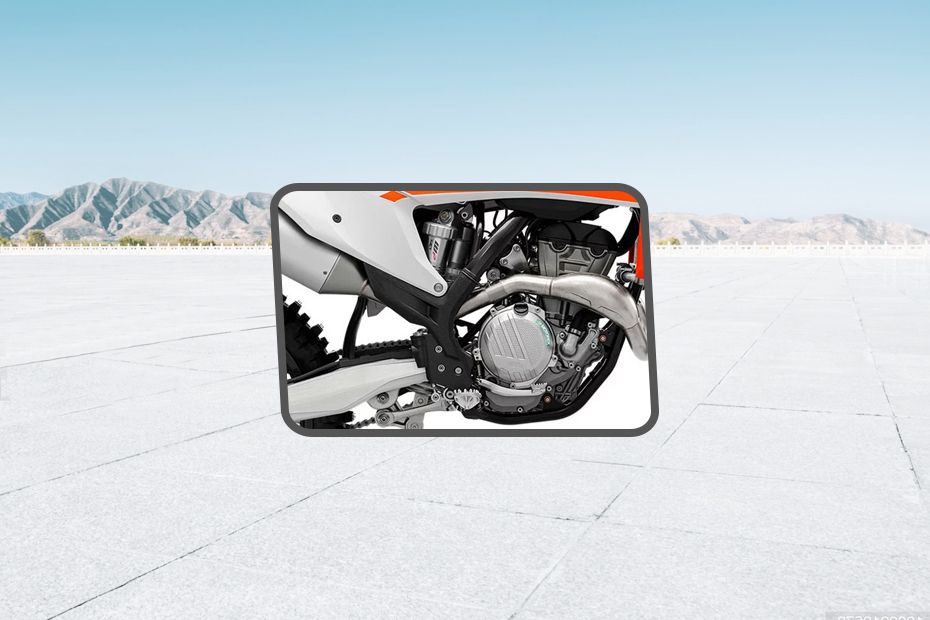 KTM 350 SX-F Engine View KTM 350 SX-F Engine View