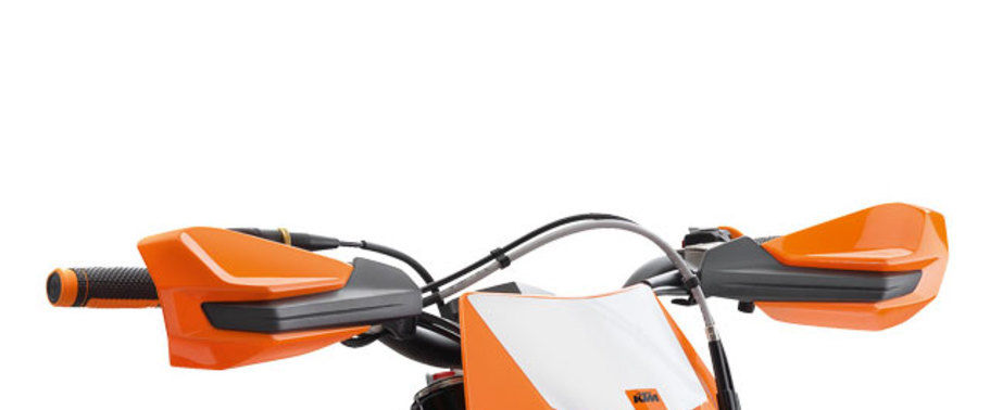 KTM 250 EXC Handle Bar View