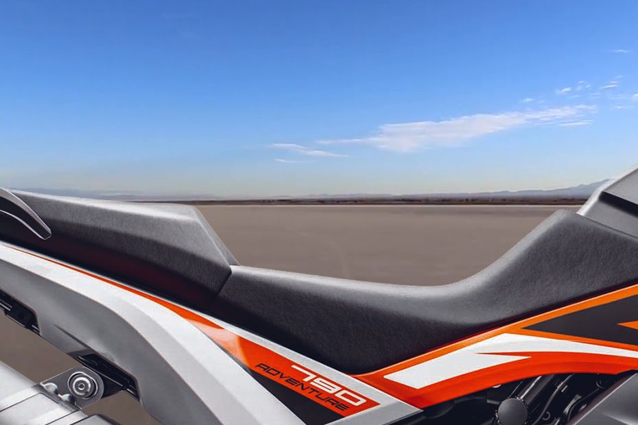 KTM 790 Adventure Rider Seat View