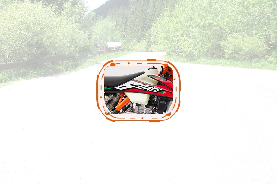 KTM 250 EXC-F Six Days Fuel Tank View KTM 250 EXC-F Six Days Fuel Tank View