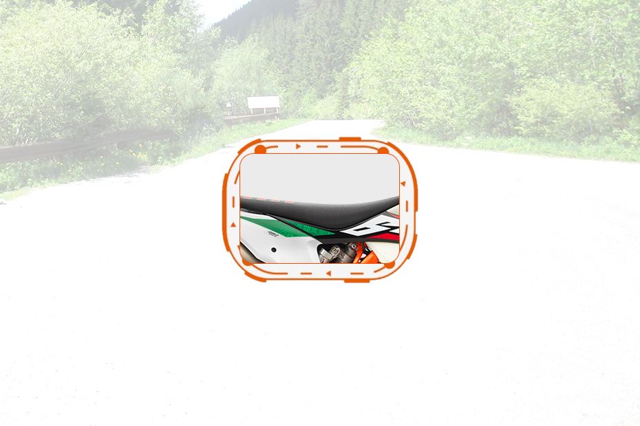 KTM 250 EXC-F Six Days Rider Seat View KTM 250 EXC-F Six Days Rider Seat View