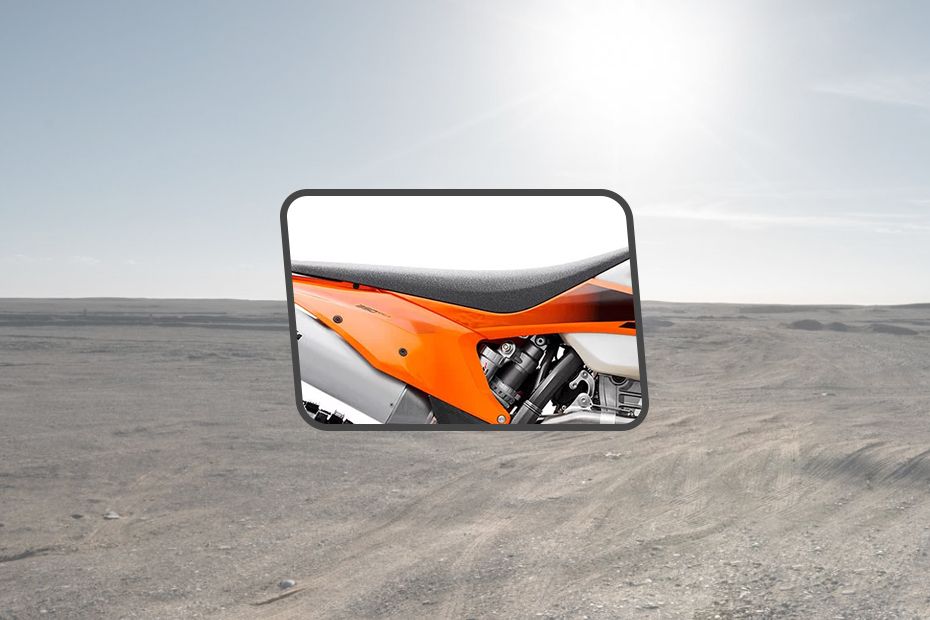 KTM 350 EXC-F Rider Seat View KTM 350 EXC-F Rider Seat View