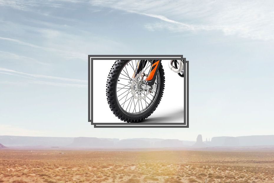 KTM 500 EXC-F Front Tyre View