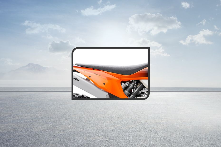 KTM 250 EXC TPI Rider Seat View