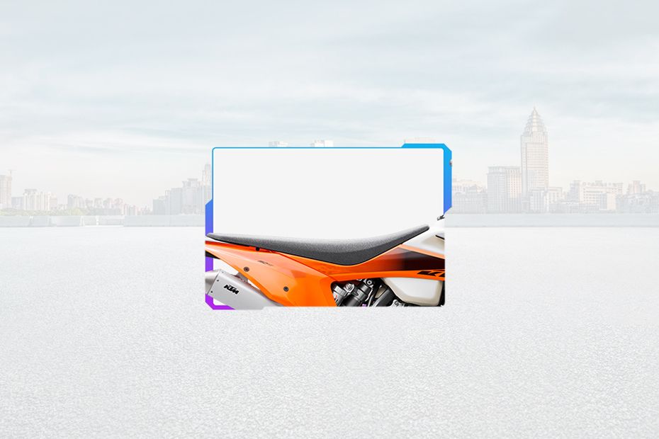 KTM 150 EXC TPI Rider Seat View KTM 150 EXC TPI Rider Seat View