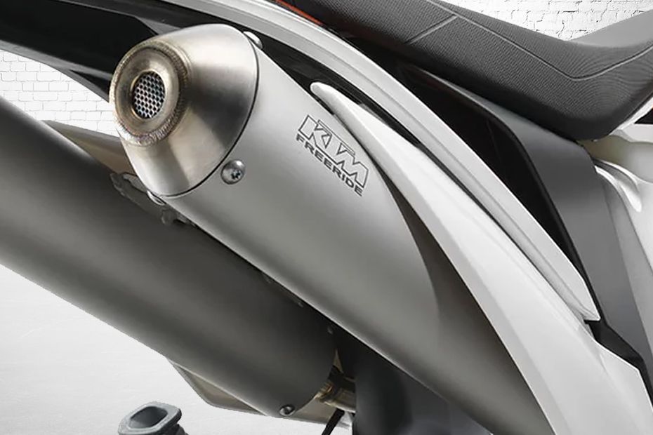 KTM Freeride 250 F Exhaust View KTM Freeride 250 F Exhaust View