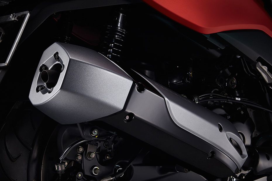Kymco Xciting 400i ABS Exhaust View Kymco Xciting 400i ABS Exhaust View