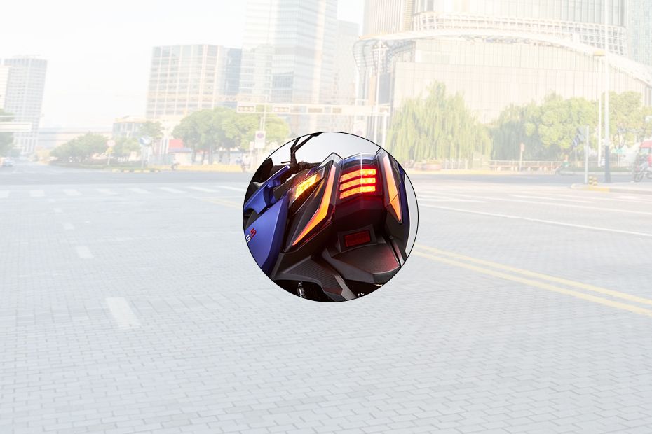 Kymco Xciting S 400i Tail Light View