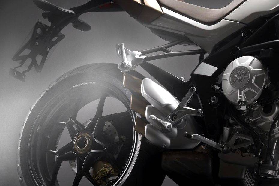 MV Agusta Brutale 675 Exhaust View MV Agusta Brutale 675 Exhaust View