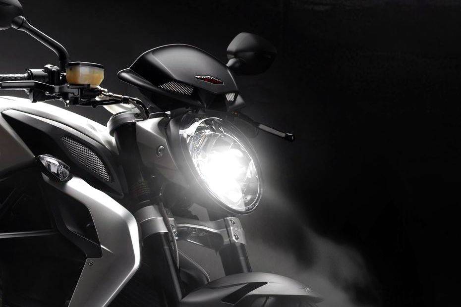 MV Agusta Brutale 675 Head Light View MV Agusta Brutale 675 Head Light View