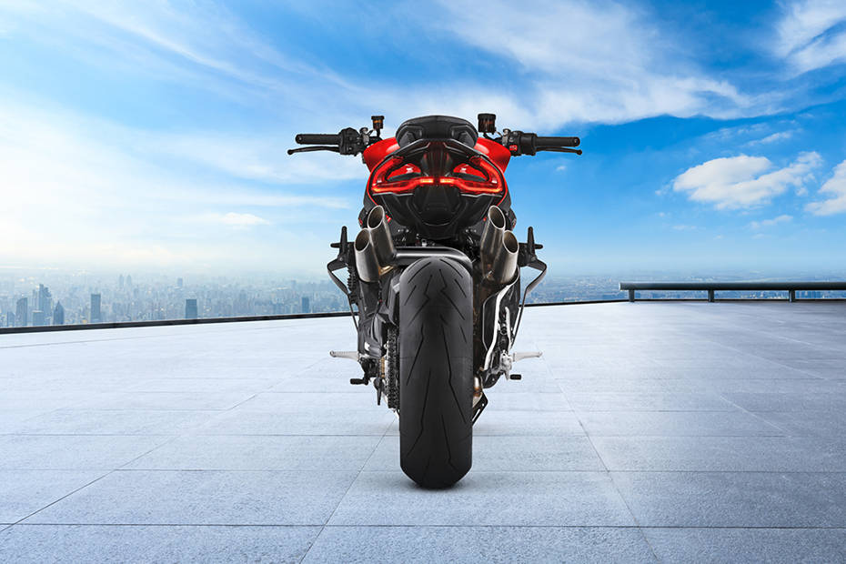 MV Agusta Brutale 1000 Rear Viewfull Image MV Agusta Brutale 1000 Rear Viewfull Image