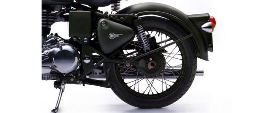 Royal Enfield Classic Battle Green Rear Tyre