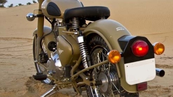 Royal Enfield Classic Desert Storm Side Indicators Rear
