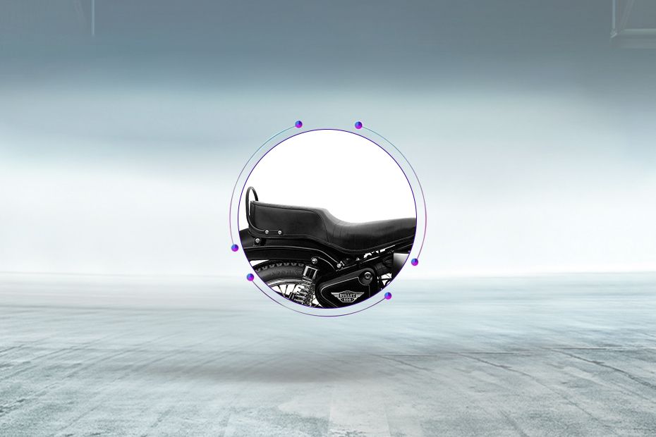 Royal Enfield Bullet 500 Rider Seat View