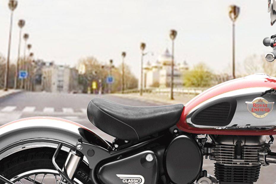 Royal Enfield Classic 350 Rider Seat View Royal Enfield Classic 350 Rider Seat View