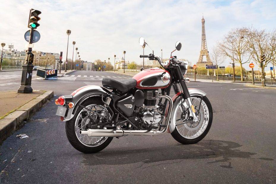 Royal Enfield Classic 350 Slant Back Side View Right Royal Enfield Classic 350 Slant Back Side View Right