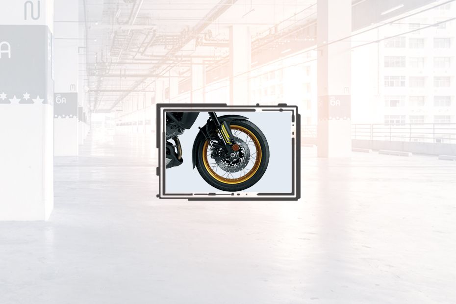 Suzuki V-Strom 1000XT Front Tyre View