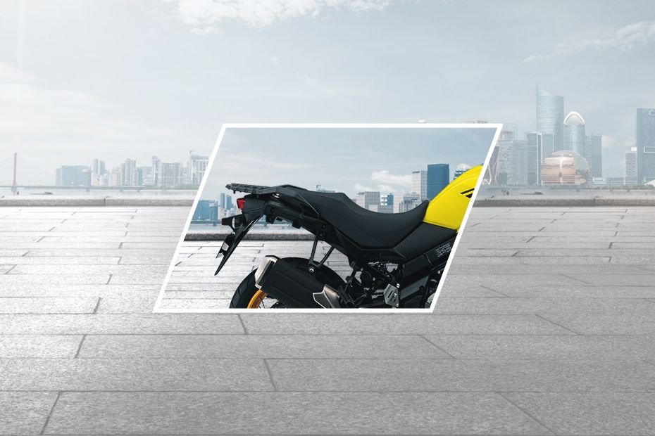 Suzuki V-Strom 650 ABS Rider Seat View Suzuki V-Strom 650 ABS Rider Seat View