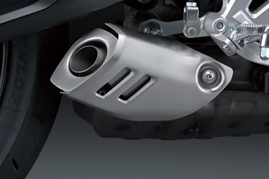 Suzuki GSX-8T Exhaust View