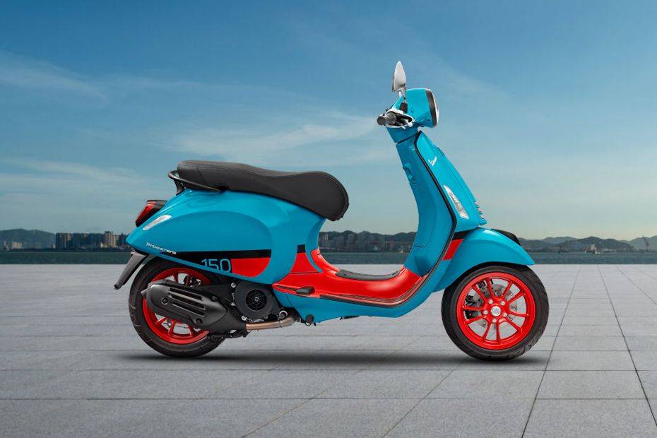 Vespa Primavera Right Side Viewfull Image Vespa Primavera Right Side Viewfull Image