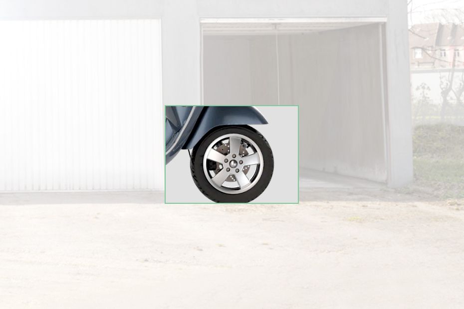 Vespa GTS 300 Front Tyre View