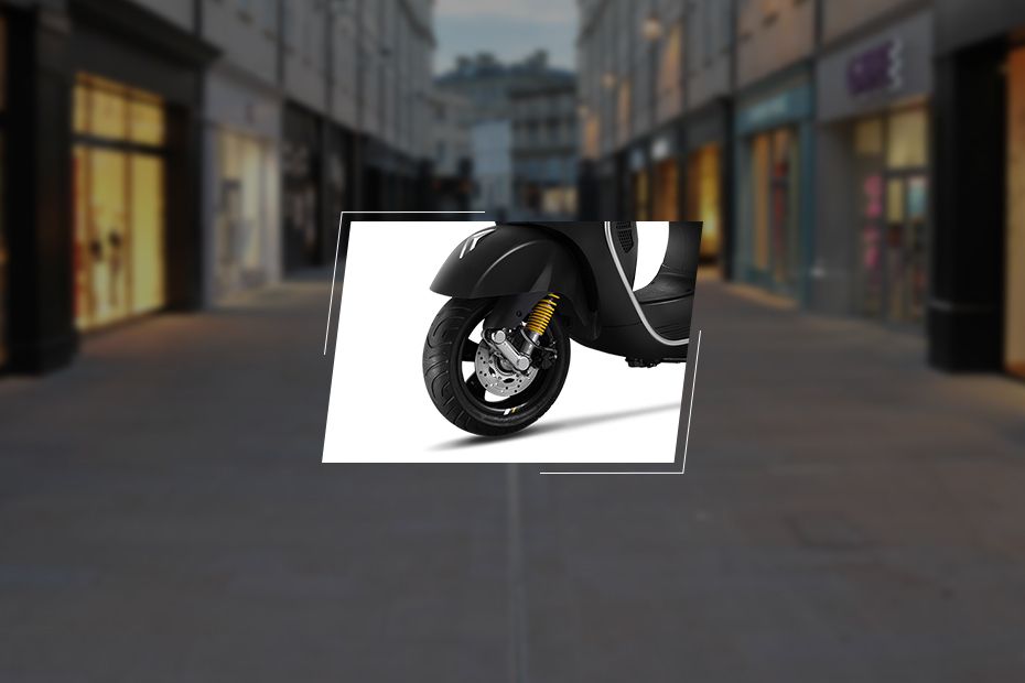 Vespa GTS Front Tyre View