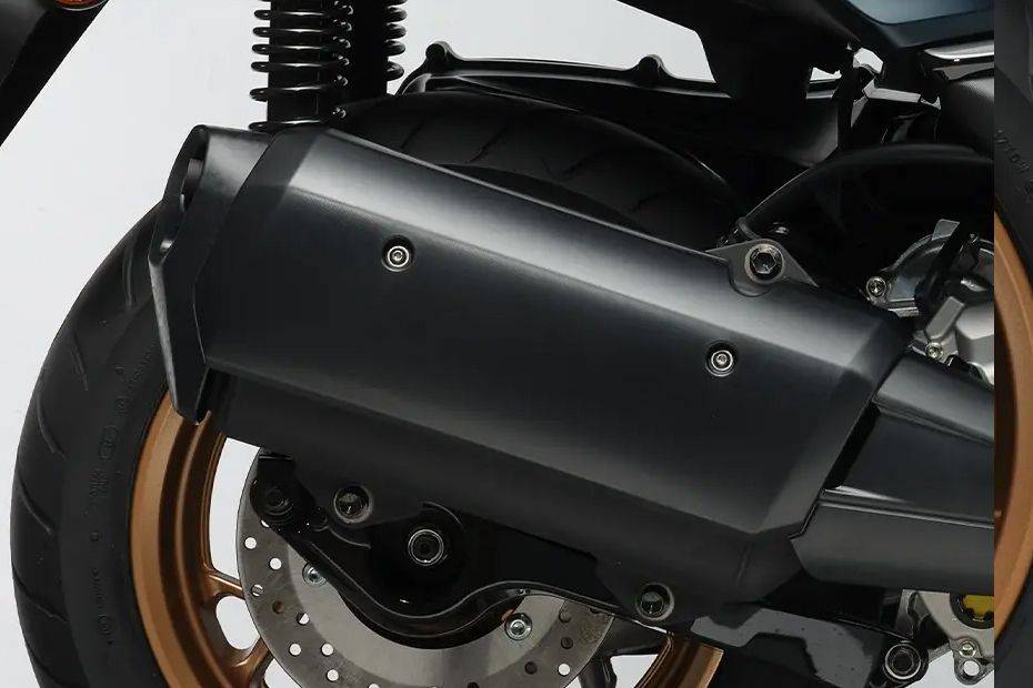 Yamaha Xmax Exhaust View