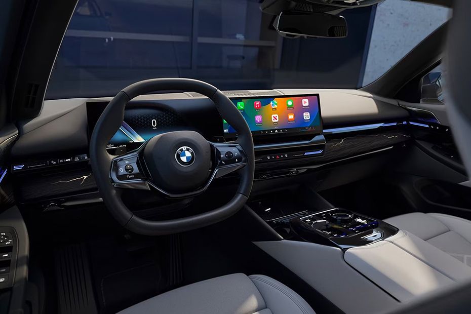 BMW 5 Series Sedan Dashboard View