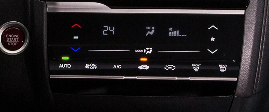Front AC Controls of Honda Jazz (2014-2017)