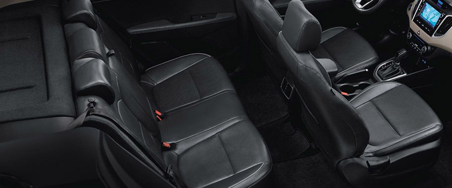 Hyundai Creta (2017-2020) Front And Rear Seats Together