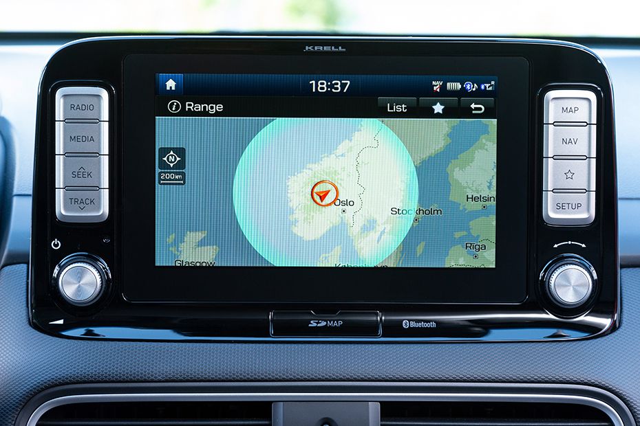 Kona EV gps navigator