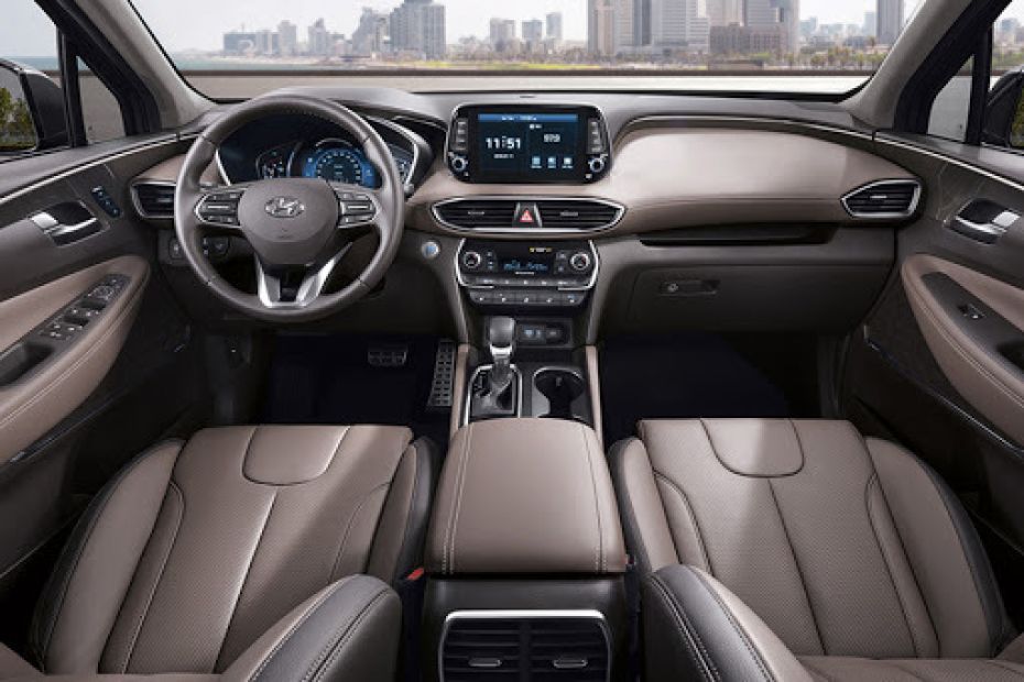 Hyundai Santa Fe (2018-2021) Dashboard View