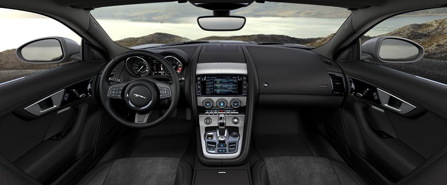 Dashboard View of F-Type Coupe S Dashboard View of F-Type Coupe S