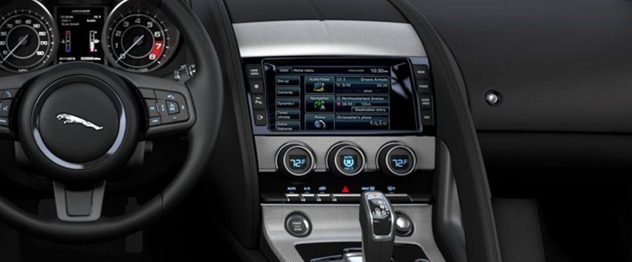 Side AC Controls of Jaguar F-Type Coupe S Side AC Controls of Jaguar F-Type Coupe S