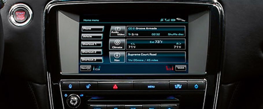 Front AC Controls of Jaguar XJ Premium Luxury LWB