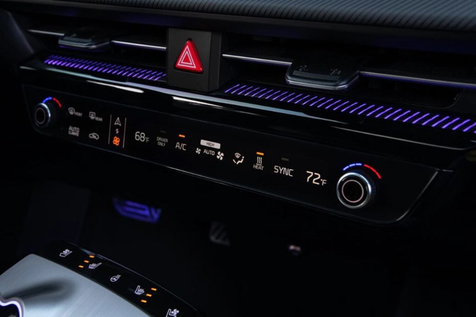Front AC Controls of Kia EV6 Front AC Controls of Kia EV6