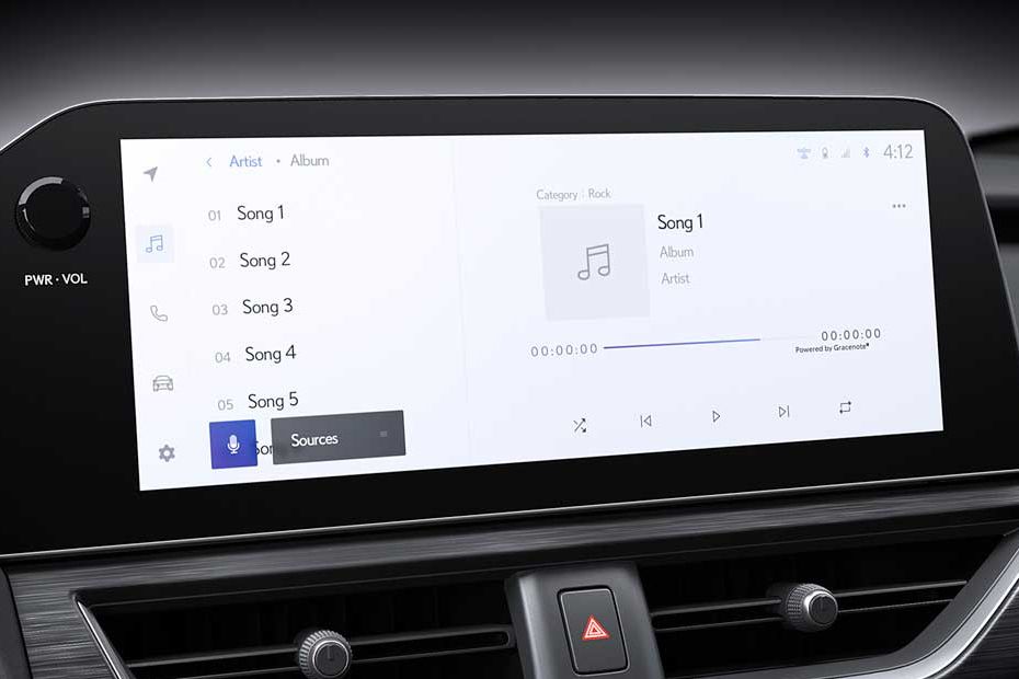 Lexus UX Touch Screen