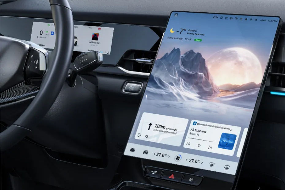 J5 SHS HEV touch screen