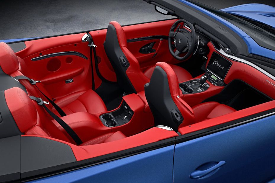 Maserati GranCabrio Front And Rear Seats Together Maserati GranCabrio Front And Rear Seats Together