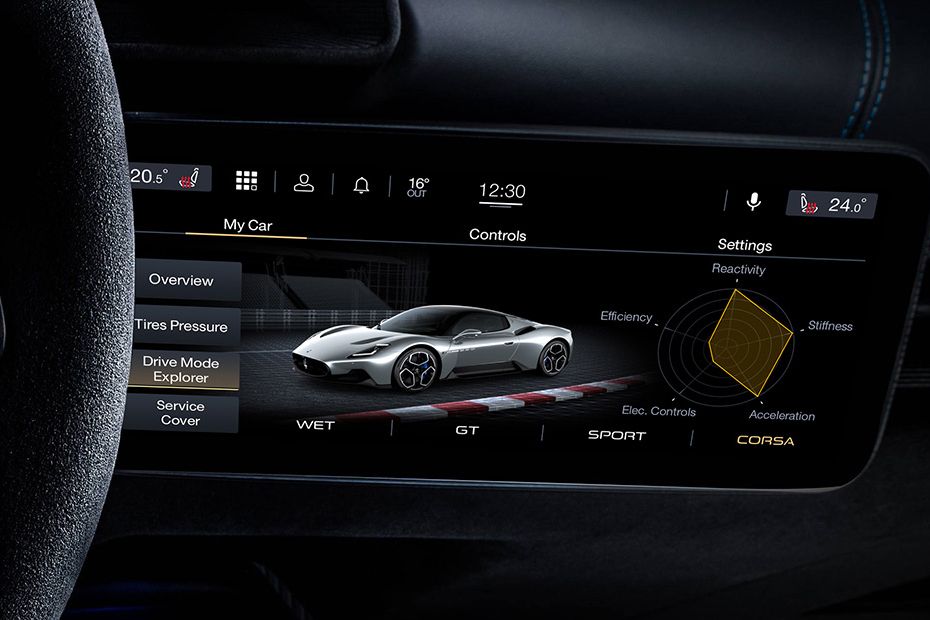 Maserati MC20 Touch Screen