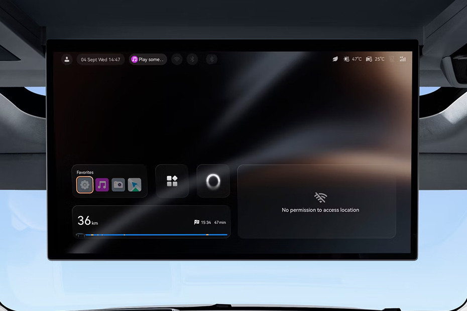 Rear Seat Entertainment of ZEEKR 009