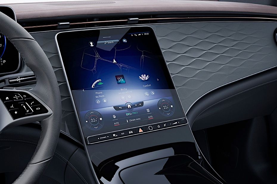 Front AC Controls of Mercedes-Benz EQE Front AC Controls of Mercedes-Benz EQE