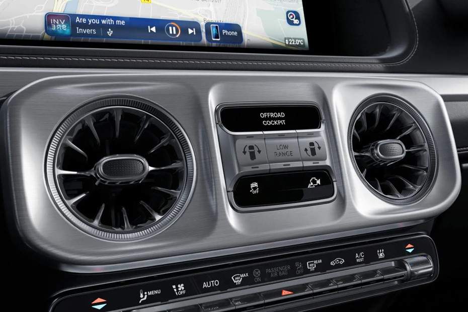 Front AC Controls of Mercedes-Benz G-Class	 Electric