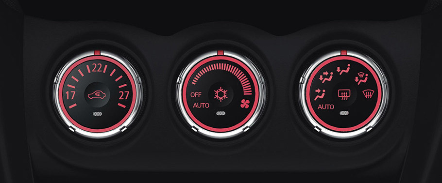 Front AC Controls of Mitsubishi ASX (2010-2015)