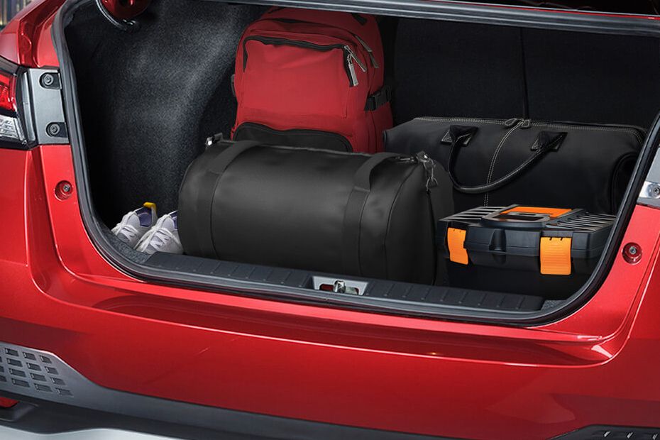Storage Closer View of Nissan Almera Storage Closer View of Nissan Almera