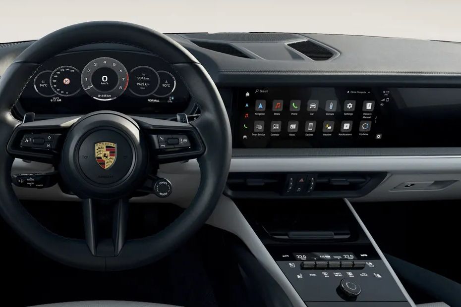 Porsche Cayenne Dashboard View