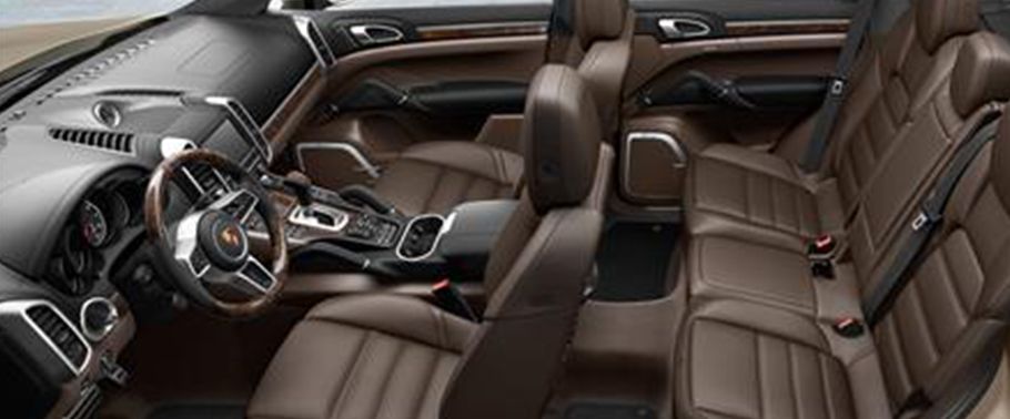 Porsche Cayenne Diesel 245 hp Front And Rear Seats Together