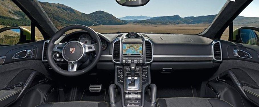 Dashboard View of Cayenne GTS