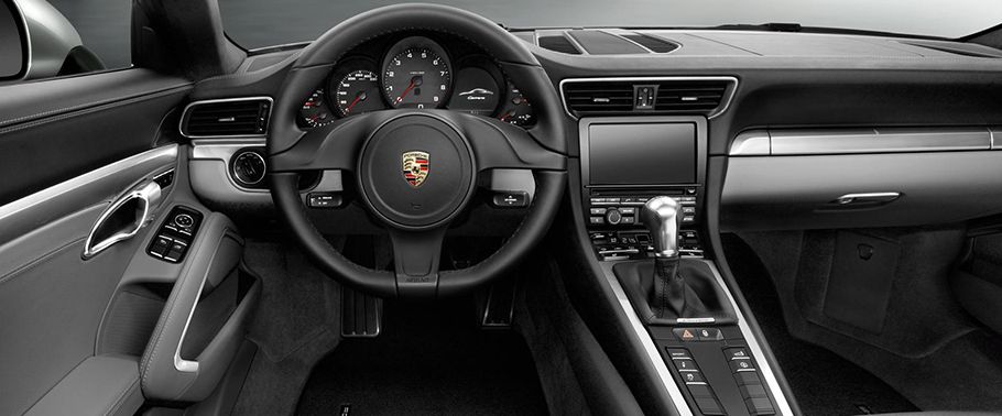 Dashboard View of 911 Carrera Cabriolet
