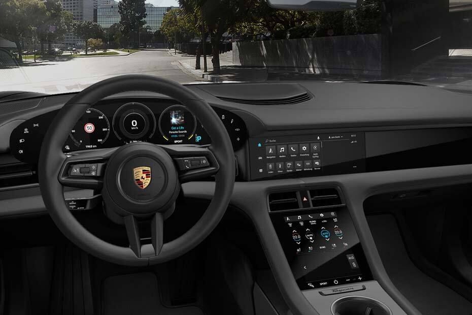 Porsche Taycan Dashboard View